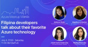 Filipina Developers talking about Azure